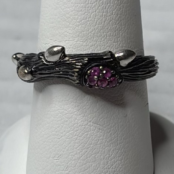 STEPHEN DWECK DIAMONDS Sterling Silver Branch Ring Size 7 - Picture 4 of 9